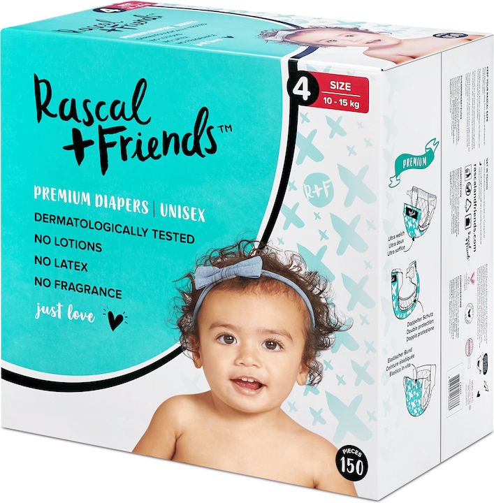 Produktbild Rascal+Friends Premium (Gr. 4, Monatsbox, 150 Stück)
