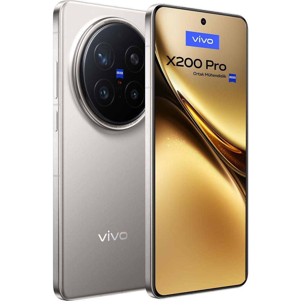 Thumbnail - Vivo X200 Pro (512 GB, Titanium, 6.78", Dual SIM, 50 Mpx, 5G), Smartphone, Grau