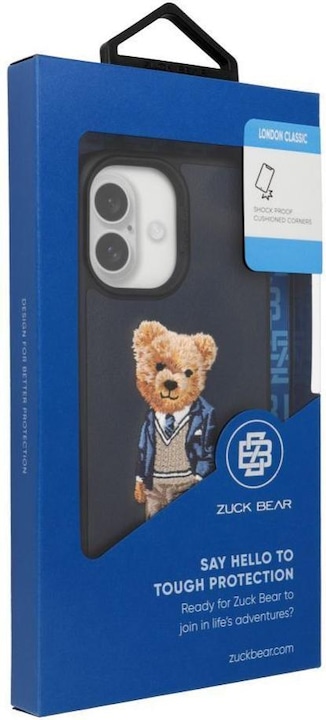 Immagine prodotto Westminster Headphone case Zuck Bear ZUCK BEAR case LONDON CLASSIC for IPHONE 16 ace (Borsa per cuffie)