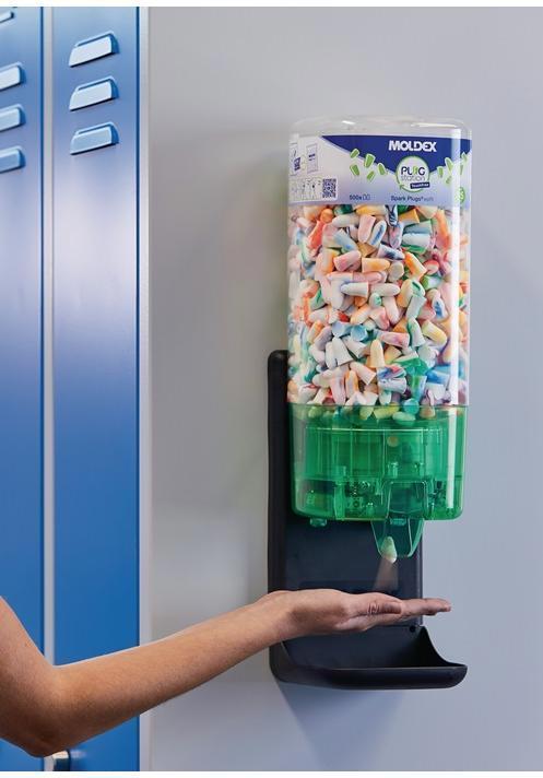 Produktbild Moldex GehÃ¶rschutzspender PlugStation TouchFree m.FÃ¼llung Spark Plugs (500 Paar) (1 x)