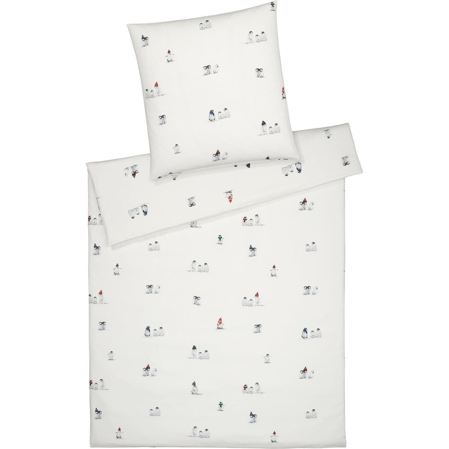 Elegante, Bettwäsche, Pinguin Party (Bettwäsche Set, 135x200 cm + 80x80 cm)