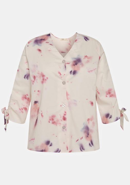 Produktbild Ulla Popken Bluse, Oversized, V-Ausschnitt, 3/4-Arm (46, 48)