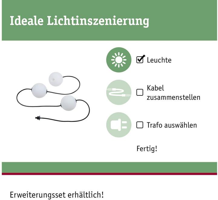 Produktbild Paulmann Outdoor Plug & Shine Lichterkette Naima (0.10 m)