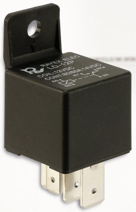 Actual product image Rayex Car relay LD-12P, 12V/80A