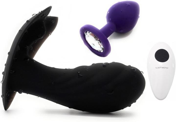 Immagine prodotto Lustfactor Vibratore a farfalla con radiocomando e plug anale