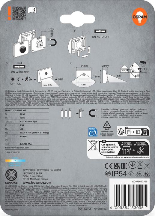 Produktbild Osram NIGHTLUX® Stair White