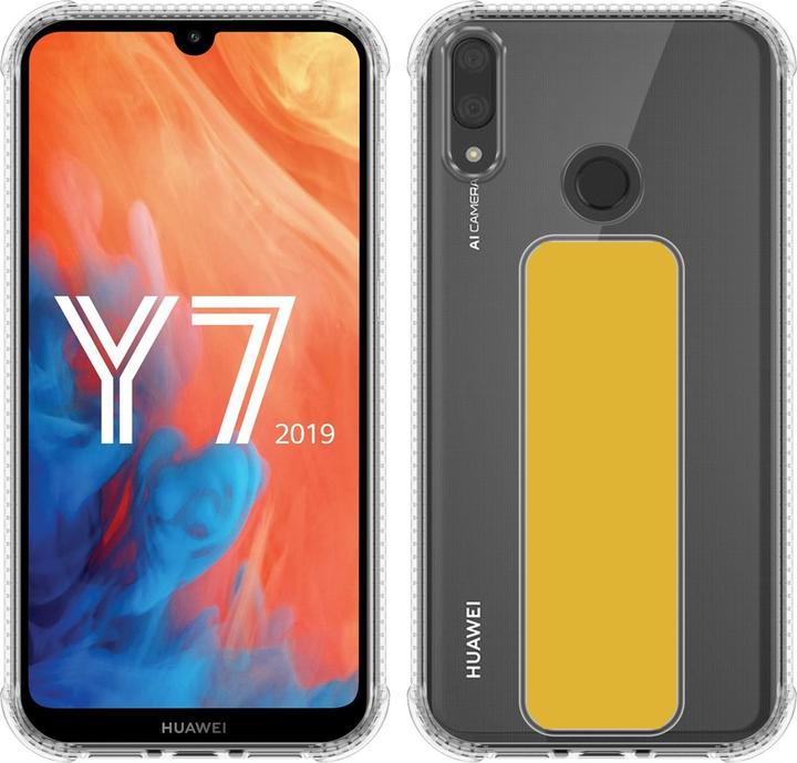 Actual product image Cadorabo Case for Huawei Y7 2019 / Y7 PRIME 2019 in TPU with holder LM167 Style (Huawei Y7 (2019), Huawei Y7 Prime (2019))