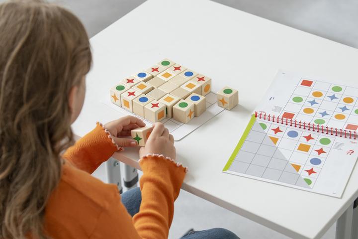 Actual product image The Nikitin material. N8 Logical rows (German, 4 - 8.25 years)