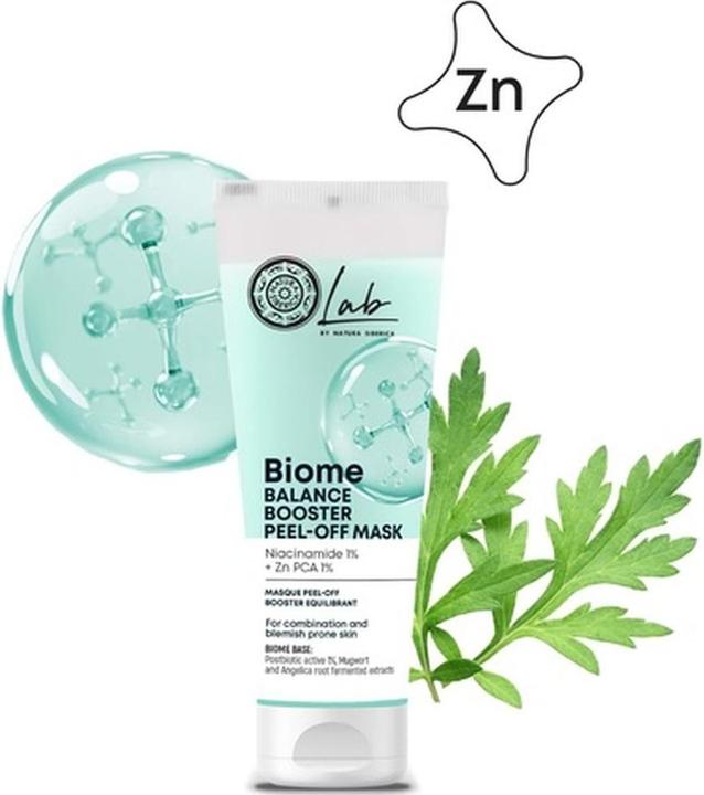 Actual product image Natura Siberica Lab Biome Balance Booster Peel-Off Face Mask 75ml (75 ml)