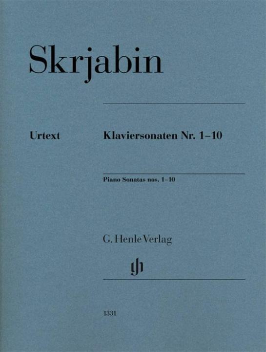 Actual product image Klaviersonaten Nr. 1-10 (English, French, Alexander Scriabin, Valentina Rubcova, 2019)