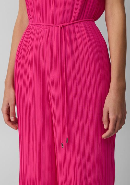 Produktbild S.Oliver Overall Plissierter Jumpsuit aus Chiffon mit Bindegürtel (38)