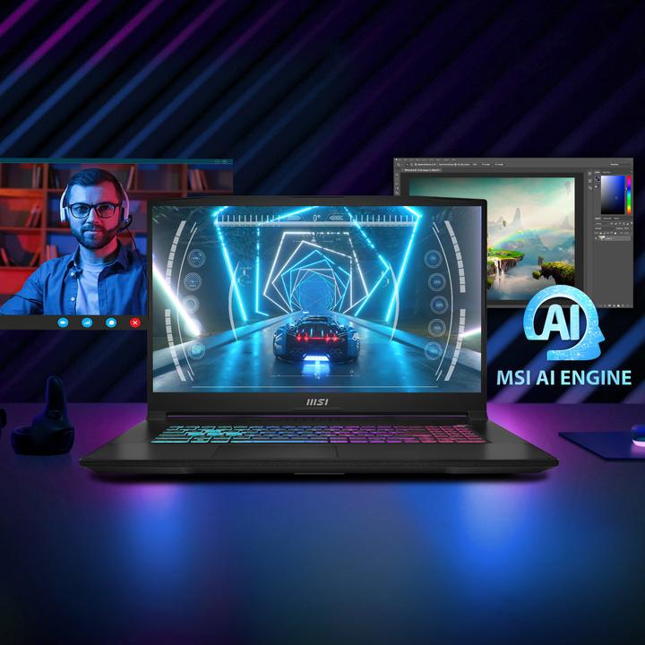 Image du produit MSI Katana A17 AI (17.30", 1000 Go, 16 Go, CH, AMD Ryzen 9 8945HS)