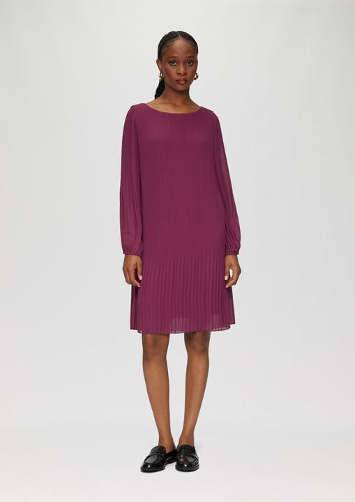 Actual product image S.Oliver Kleid Plissiertes Chiffonkleid (34)