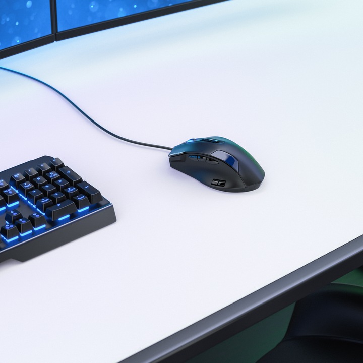 Actual product image Titanwolf Gaming mouse pad, XXXL speed gaming mouse mat, mouse pad extra large area of 1600 x 800mm, white (XXL)