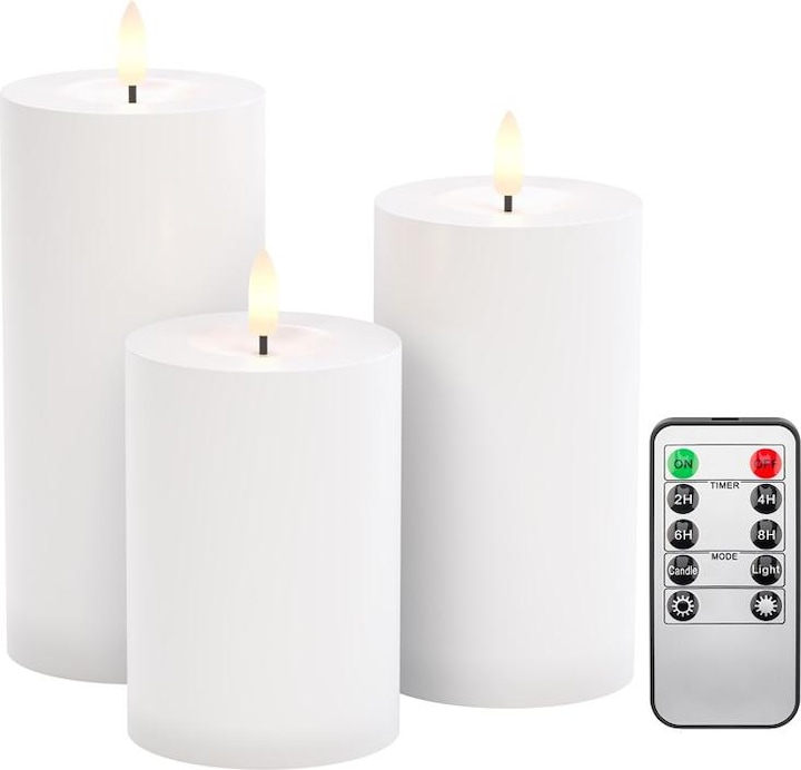 Image du produit Goobay Lot de 3 bougies LED "Outdoor (3 x)