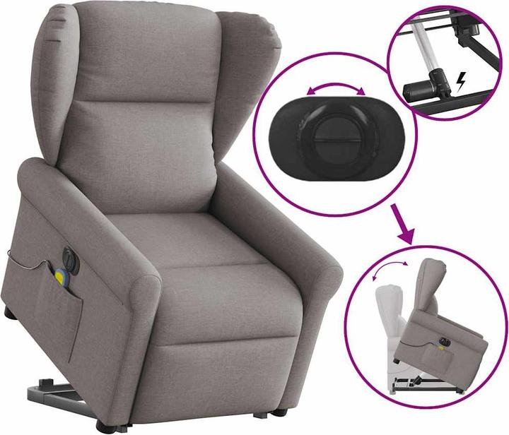 Image du produit vidaXL Massagesessel mit Aufstehhilfe
