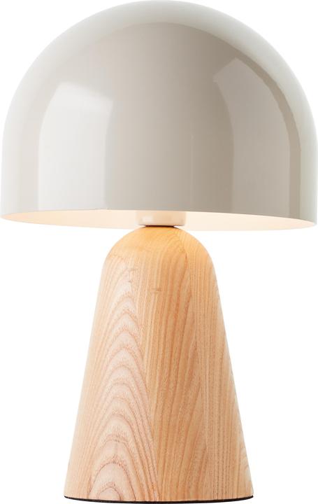 Produktbild Brilliant Nalam Tischleuchte 31cm holz hell/grau Mass: 31x20 (E14)