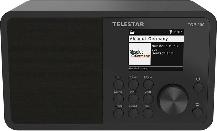 Image du produit Telestar Top 200 (Webradio, DAB+ DAB, FM, WiFi, Bluetooth)