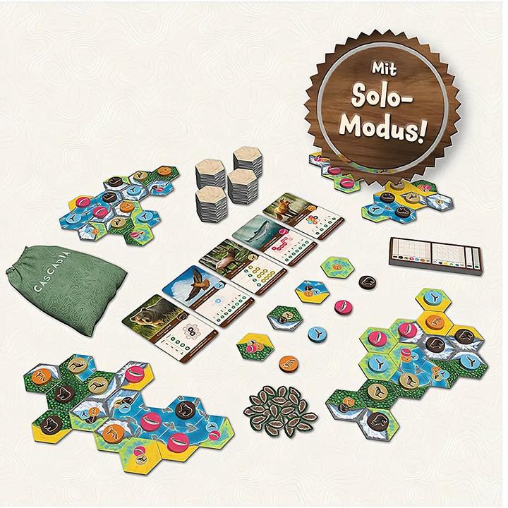 Produktbild Kosmos Familienspiel Cascadia – Im Herzen der Natur (Deutsch, 1 - 4 Spieler)