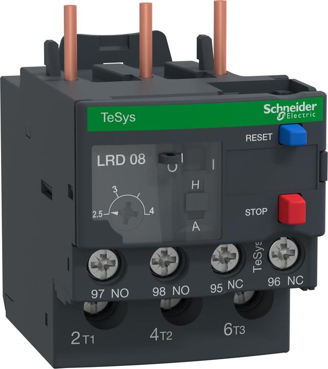 Actual product image Schneider Electric Bimetallic Overload Relay 600v 4a Iec