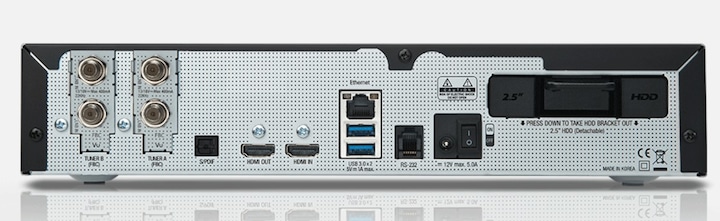 Produktbild Vu+ Duo 4K SE (4 GB, DVB-S2, CI-Schacht)