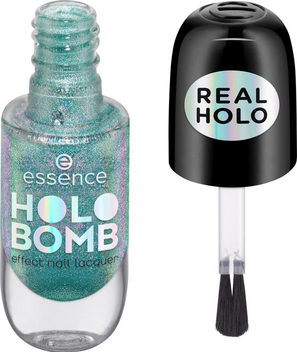 Actual product image essence Holo Bomb Effect Nail Lacquer 04 Holo It's Me (04 Holo It's Me, Colour paint)