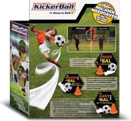 Actual product image Kickerball Classic from Swerve Ball, specially developed football for extreme curves, trick ball