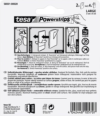 Image du produit tesa Powerstrips picture nail