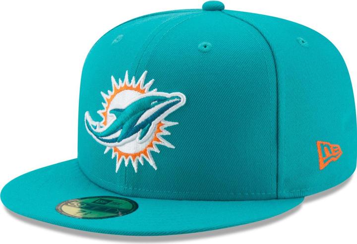 Actual product image New Era 59Fifty Cap - NFL ON FIELD Miami Dolphins (7 3/8)