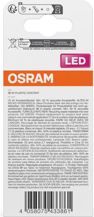 Produktbild Osram Led Superstar Classic A (E27, 9 W, 806 lm, 1 x, F)