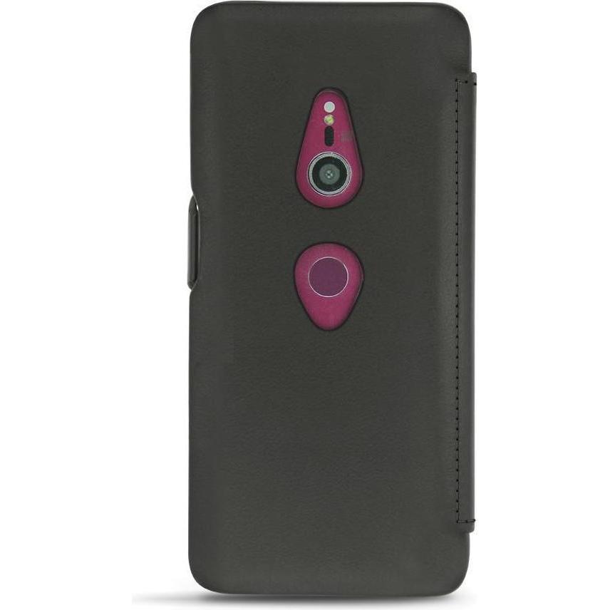 Noreve Lederschutzhülle horizontal (Sony Xperia XZ3), Smartphone Hülle, Beige