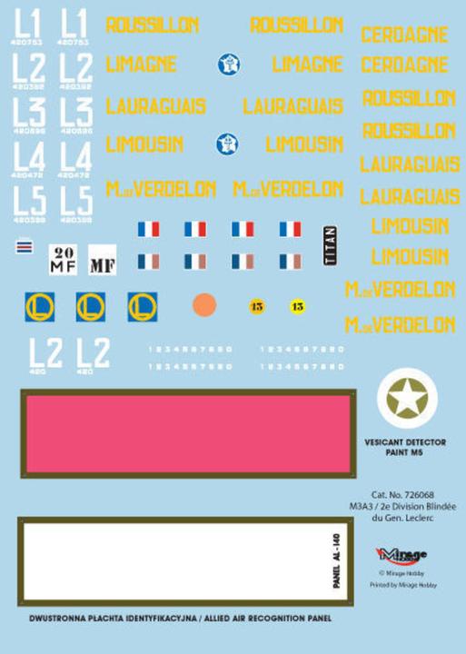 Image du produit Mirage Hobby Libération de Paris,Citerne légère M3A3