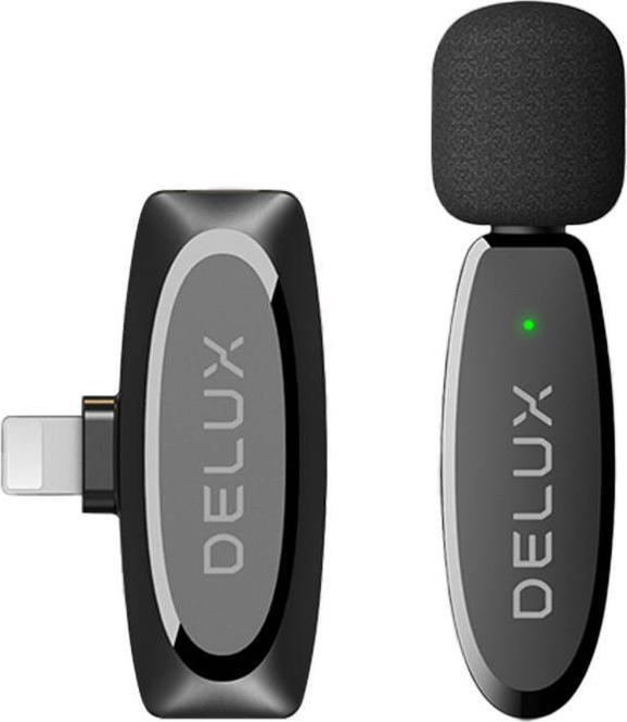 Actual product image Delux DM11L Wireless Microphone lightning 2.4G
