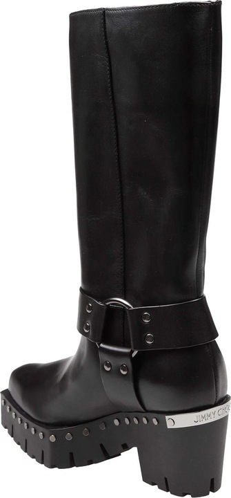 Produktbild Jimmy Choo leather boot with studs color black (38)