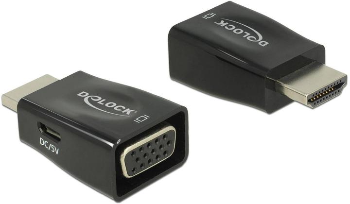 Delock Monitor adapter HDMI-A to (VGA, 3.90 cm)