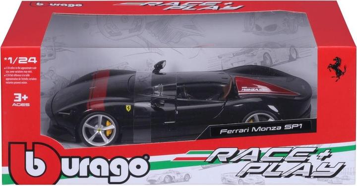 Actual product image Bburago 18-26027 Ferrari - Monza SP1 Nero - 1:24
