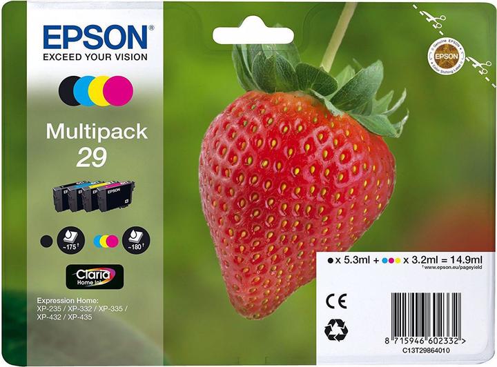 Produktbild Epson 29 Claria Home Multipack (M, C, Y, BK)