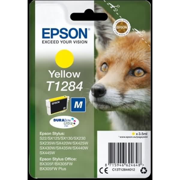 Actual product image Epson T1284 DuraBrite Ultra (Y)