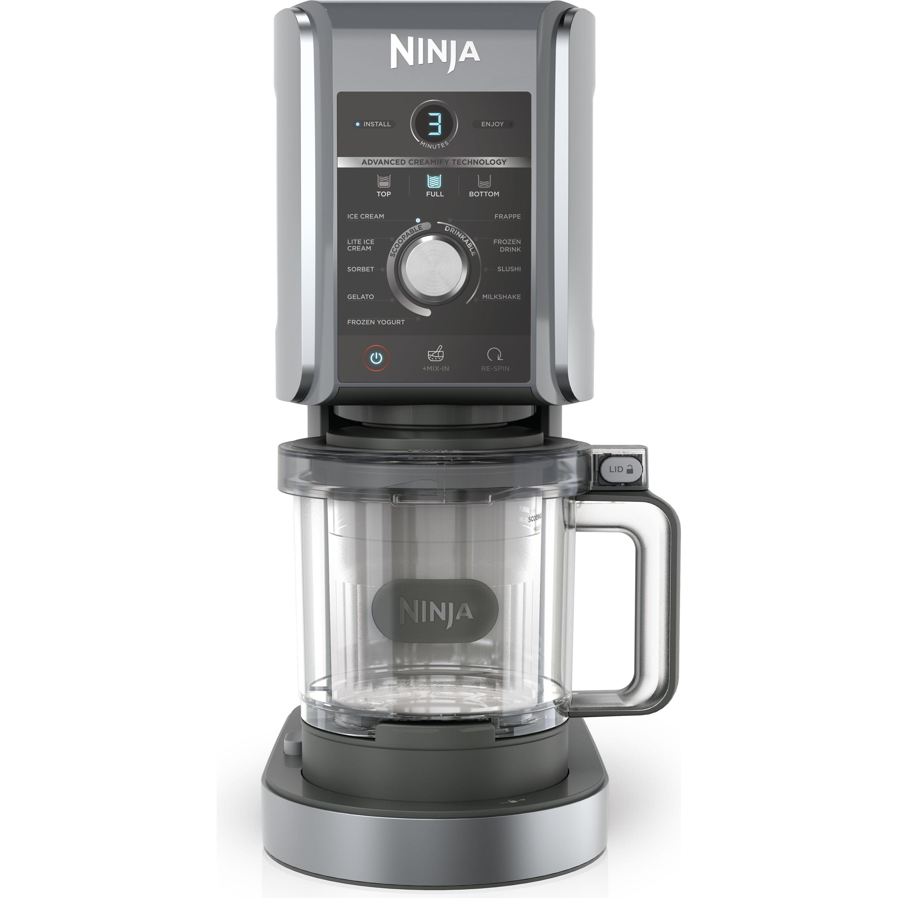 Ninja Creami Deluxe NC502, Macchine per il gelato + fabbricatori di ghiaccio, Nero