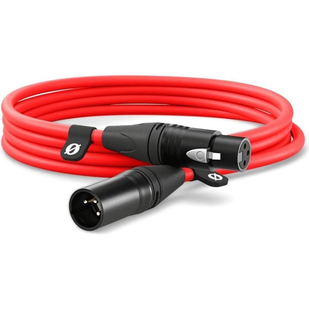 RØDE XLR-3 Red (3 m, XLR), Audio Kabel