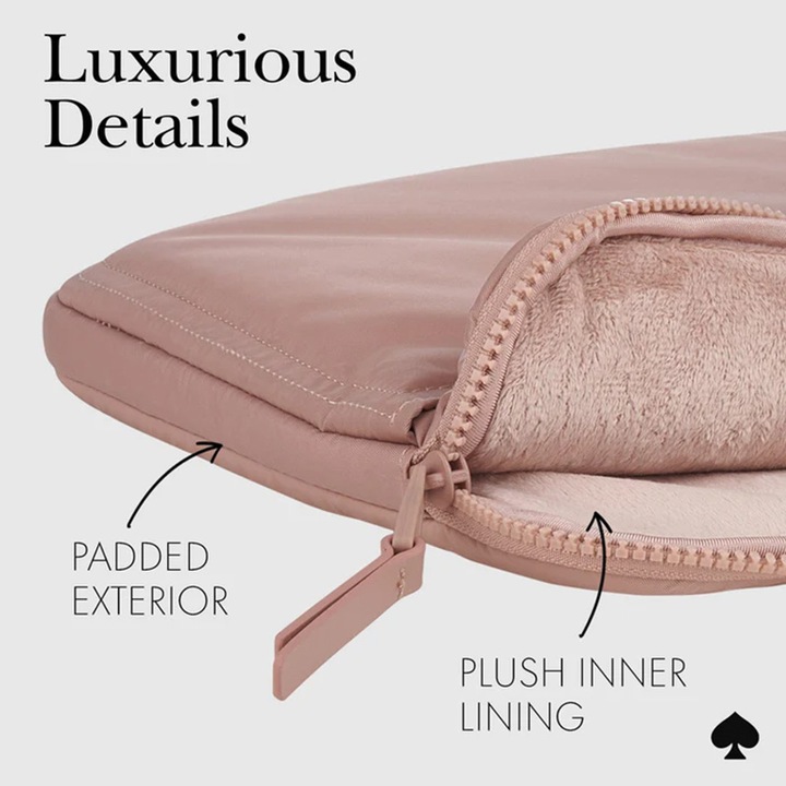 Actual product image Kate Spade Puffer Sleeve - Pokrowiec MacBook Pro 14" / Notebook 14" (Madison Rouge Nylon) (14")