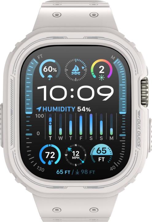 Image du produit Dux Ducis OA Bracelet Apple Watch 38mm/40mm/41mm - Blanc (38 mm, 40 mm, 41 mm, Silicone)