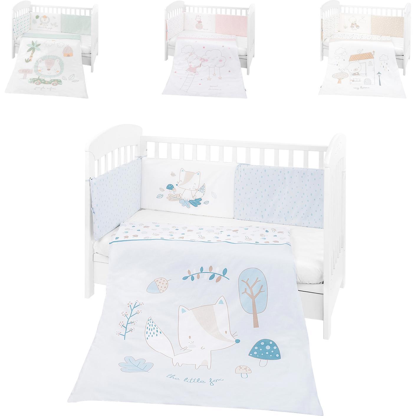 Kikkaboo, Kinderbettwäsche, Bettwäsche 4-teilig Decke