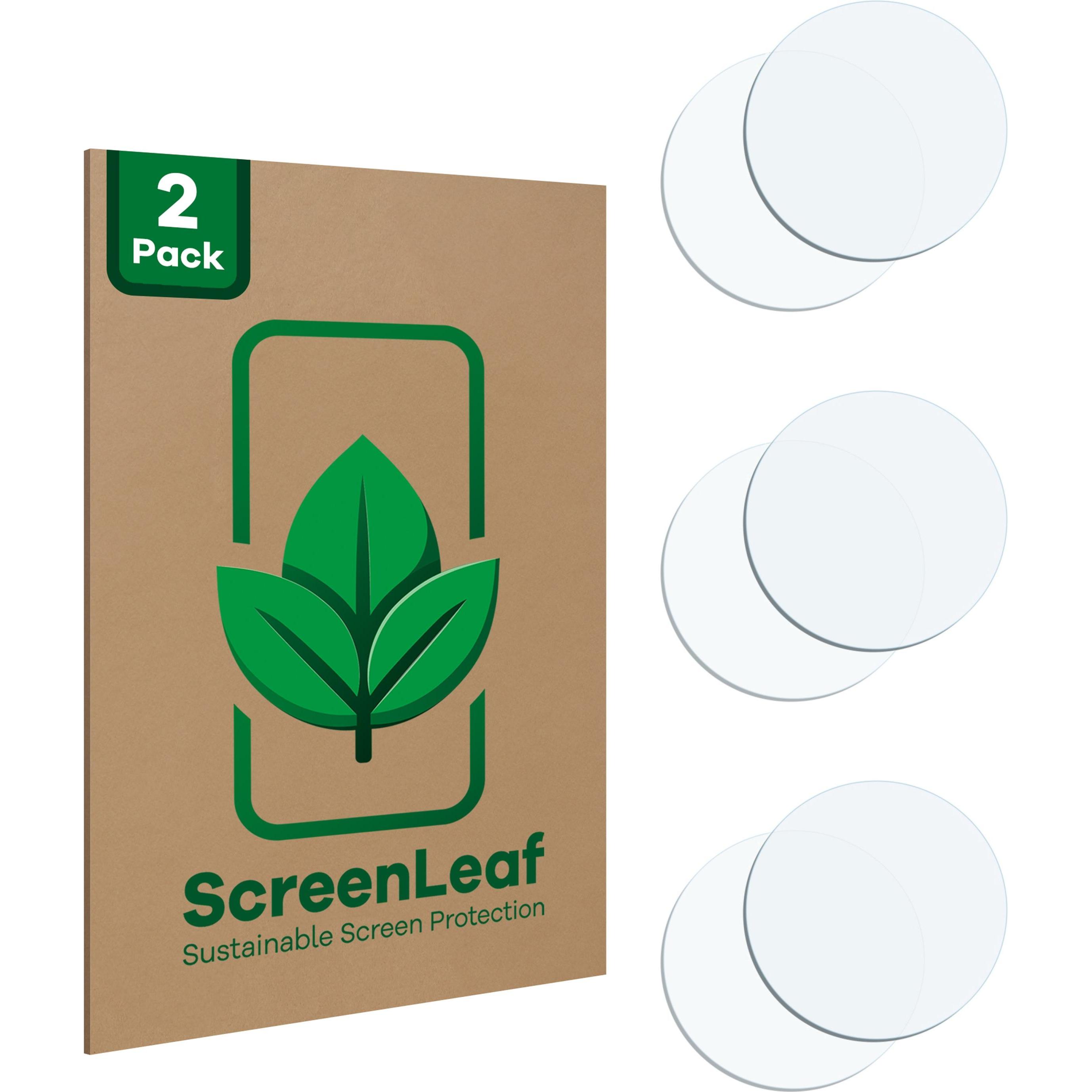 ScreenLeaf Schutzfolie nachhaltiger Displayschutz Displayschutzfolie Folie Klar Transparent (2 Stück, Samsung Galaxy A15...