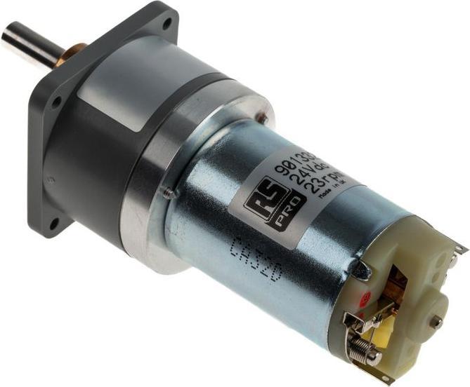 Actual product image RS PRO DC Geared Motor 24V, 600 mNm, 23 rpm