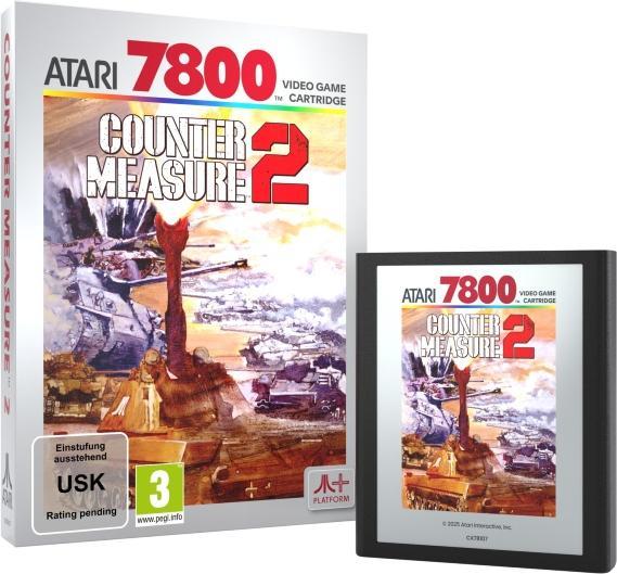 Actual product image Plaion Countermeasure 2 (Atari 2600+/7800+/7800) Cartridge (INT) (Atari, EN)