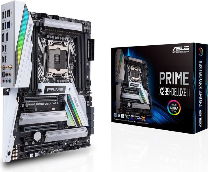 Actual product image ASUS Prime X299-Deluxe II (LGA 2066, Intel X299, ATX)