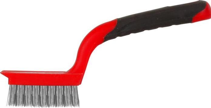 Pro-Line Drahtbürste Edelstahl 5x11 Reihen, 180mm (32625) (18 cm)