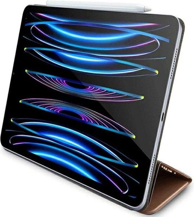 Actual product image Guess GUFCP12PS4SGP iPad Pro 12.9" ró?owy/pink 4G Stripe Allover (Apple iPad mini 2021, Apple iPad Pro 12.9 2020)