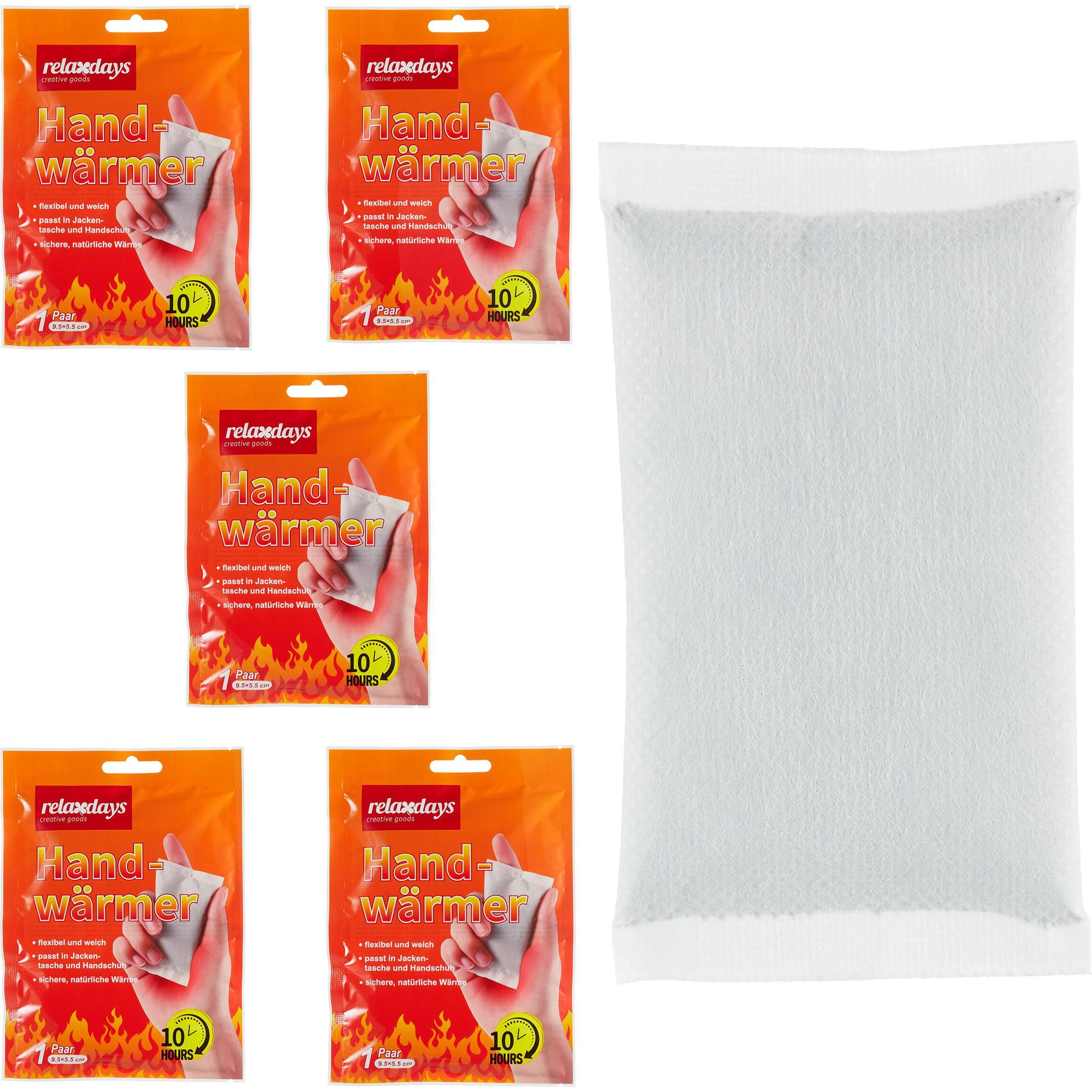 Relaxdays, Handwärmer + Fusswärmer, Handwärmer